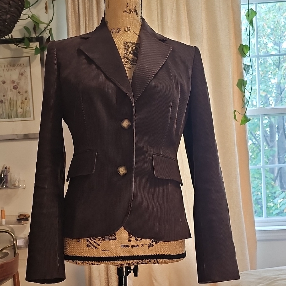 Vinyard Vines Cotton Corduroy Espresso Blazer Jacket - Great Condition